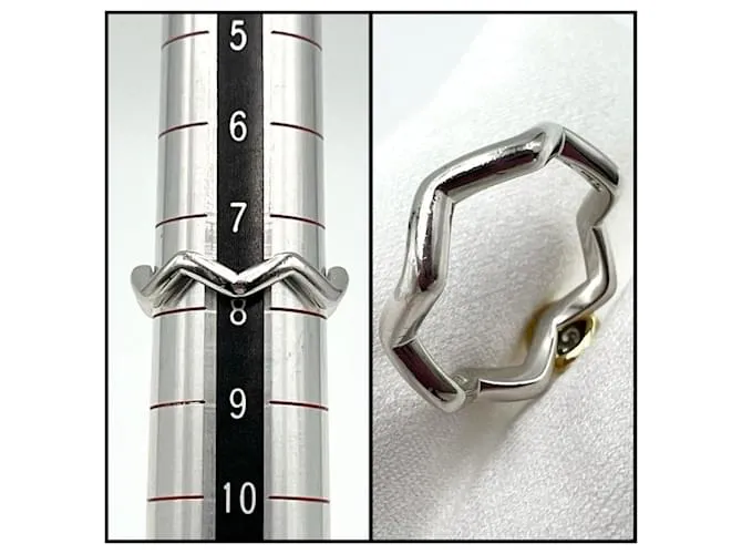 Tiffany & Co Anillo Zigzag para mujeres Tiffany Dorado 