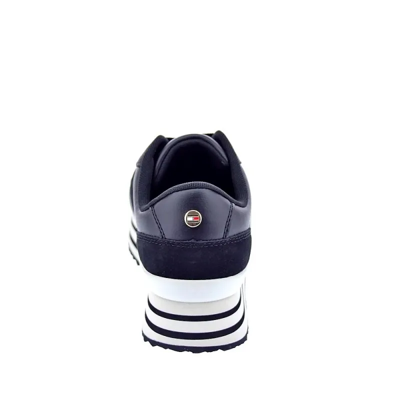 Tommy Hilfiger Zapatillas Mujer Stripes Trainer Negro