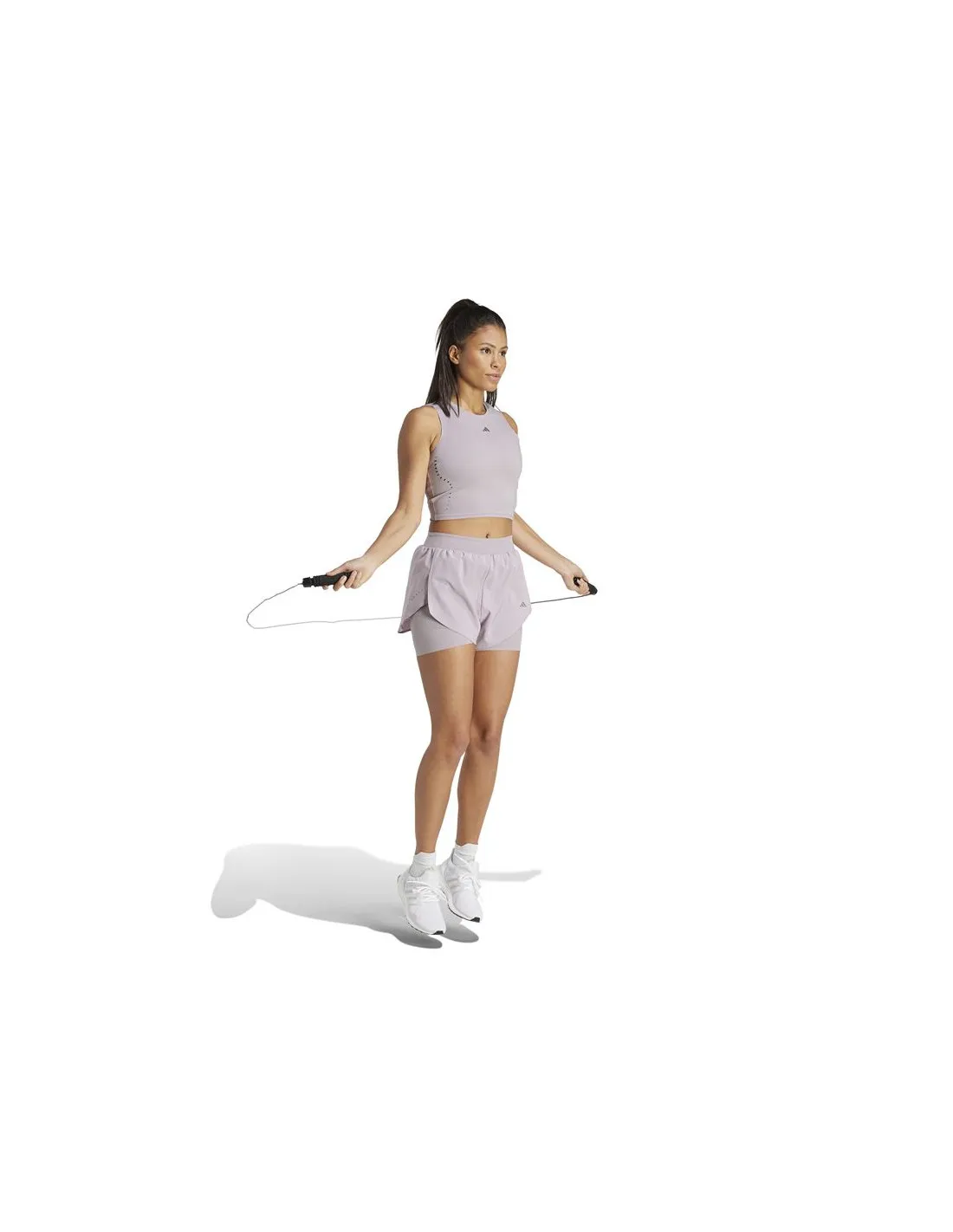 Top de Fitness adidas Essentials Elev Hiit Mujer Morado