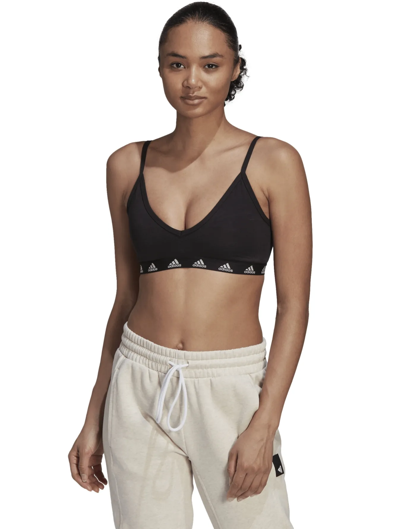 Top Deportivo Adidas Pureb Negro Para Mujer