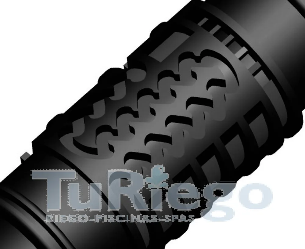 Tubo goteo  AZUZ DRIP  Ø 16 mm espesor 1 mm. gotero turbulento 2,2 y 4,0 L/H. (rollo 350 ml.)