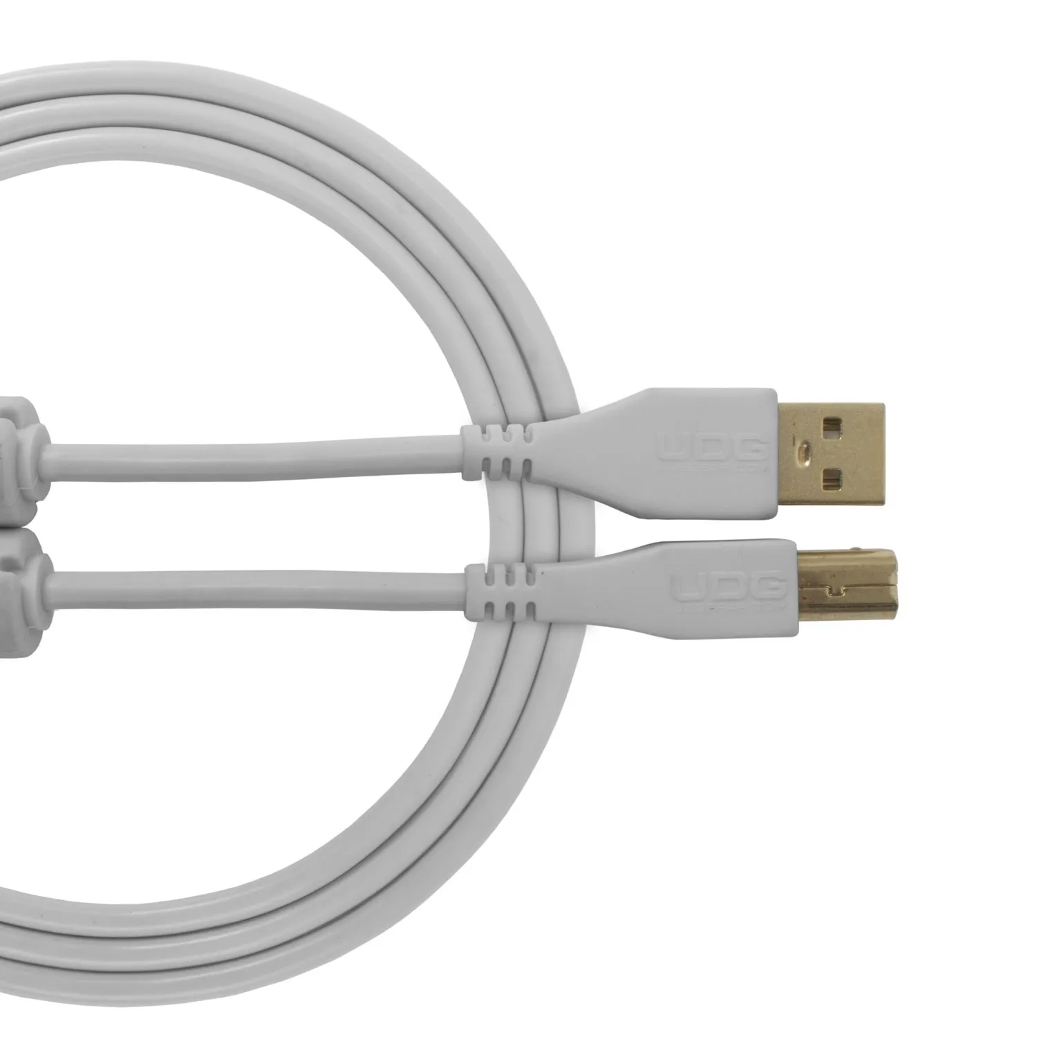 U95002WT UDG Ultimate Cable de Audio USB 2.0 AB Blanco Recto 2m
