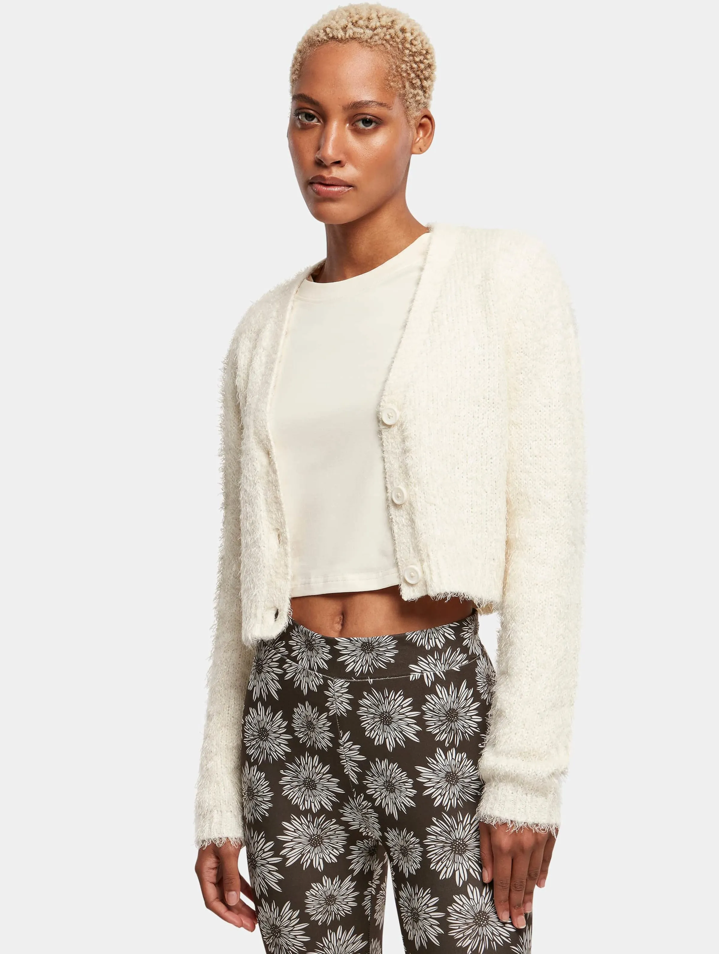 Urban Classics Ladies Cropped Feather