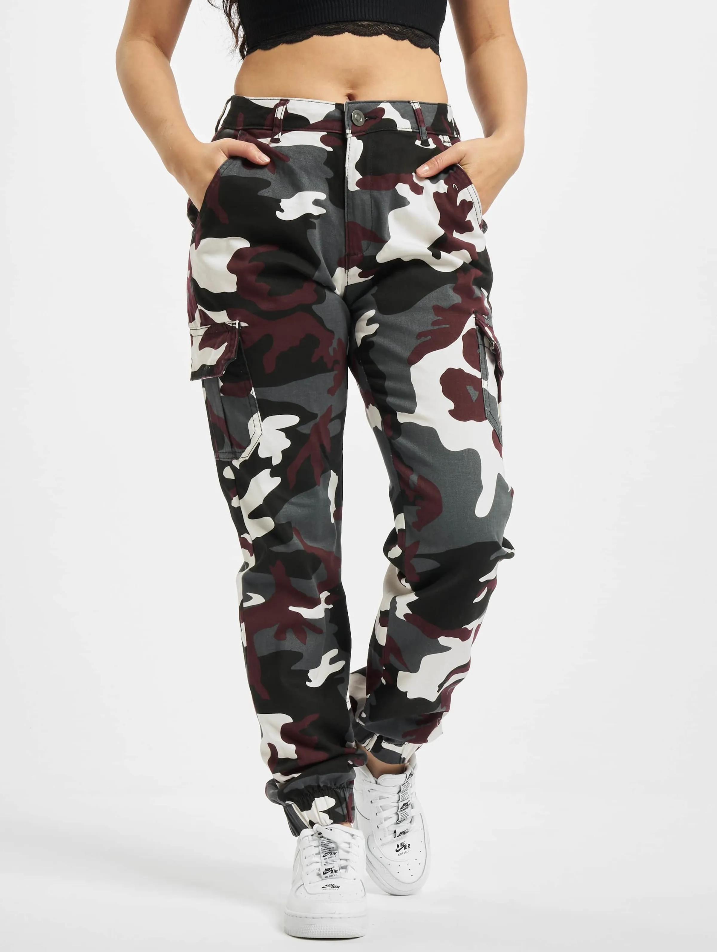Urban Classics Ladies High Waist Camo
