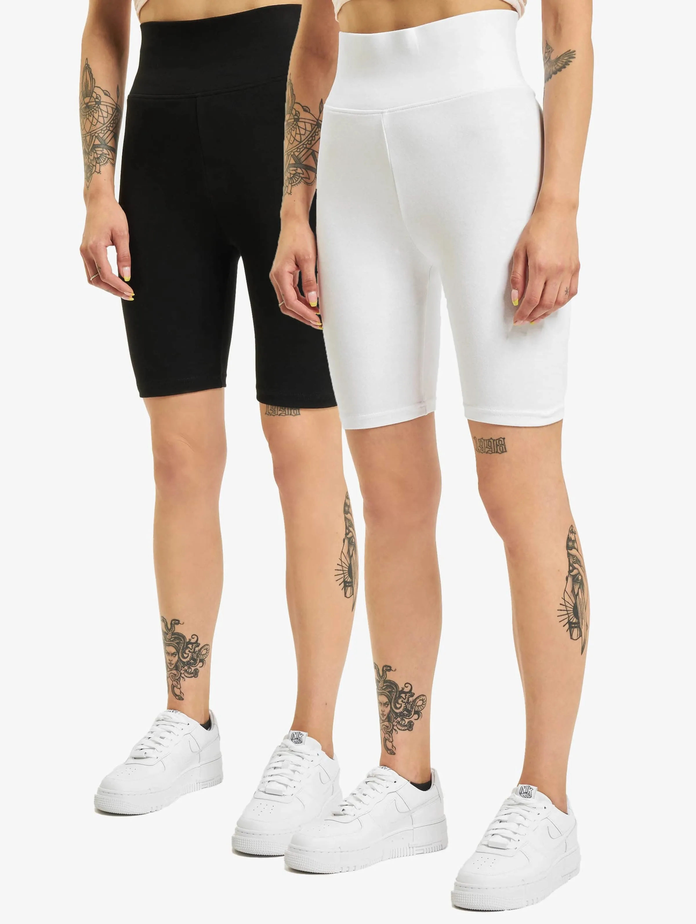 URBAN CLASSICS LADIES HIGH WAIST CYCLE 2PACK