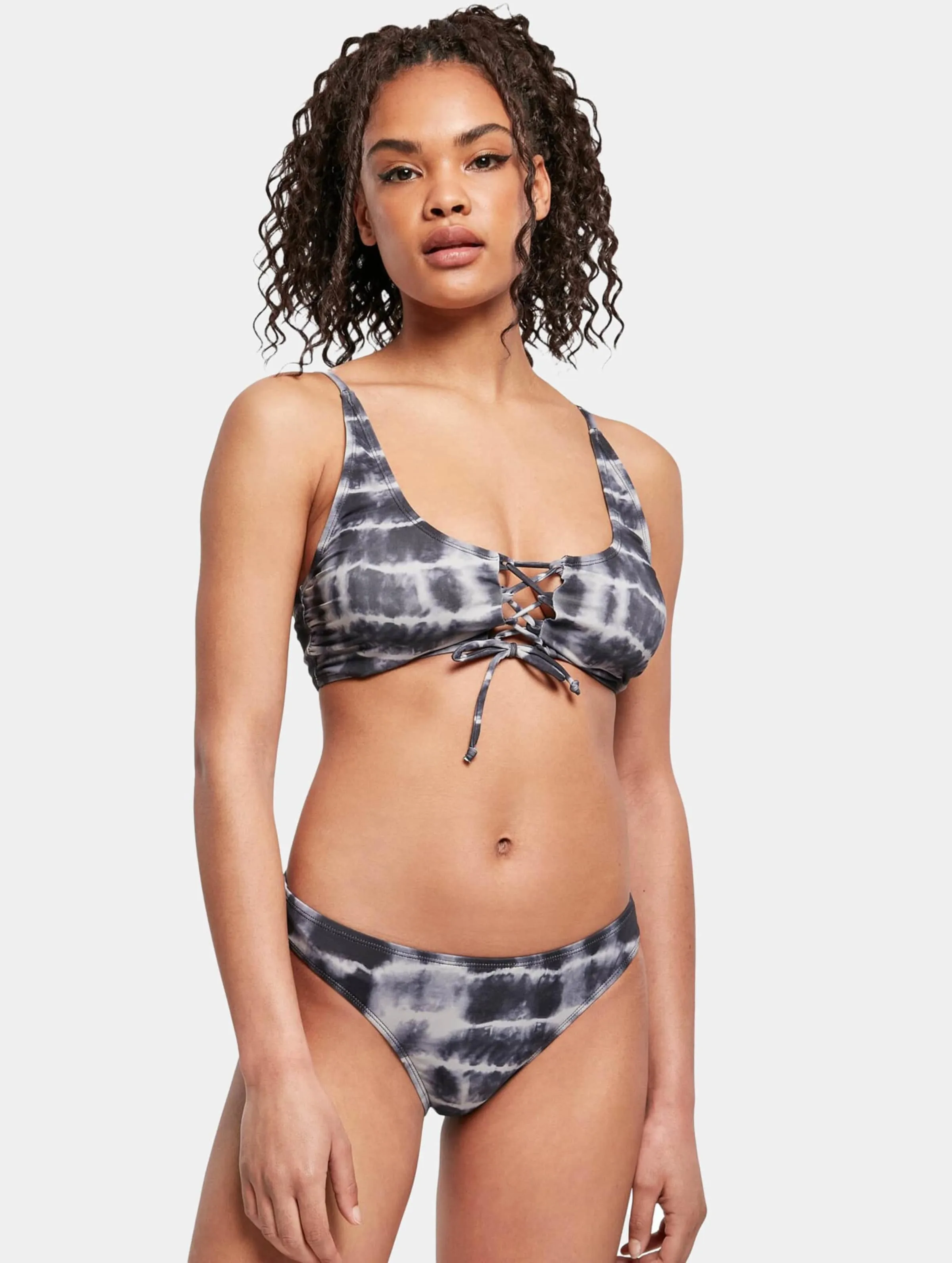 Urban Classics Ladies Lace Up Tie Dye