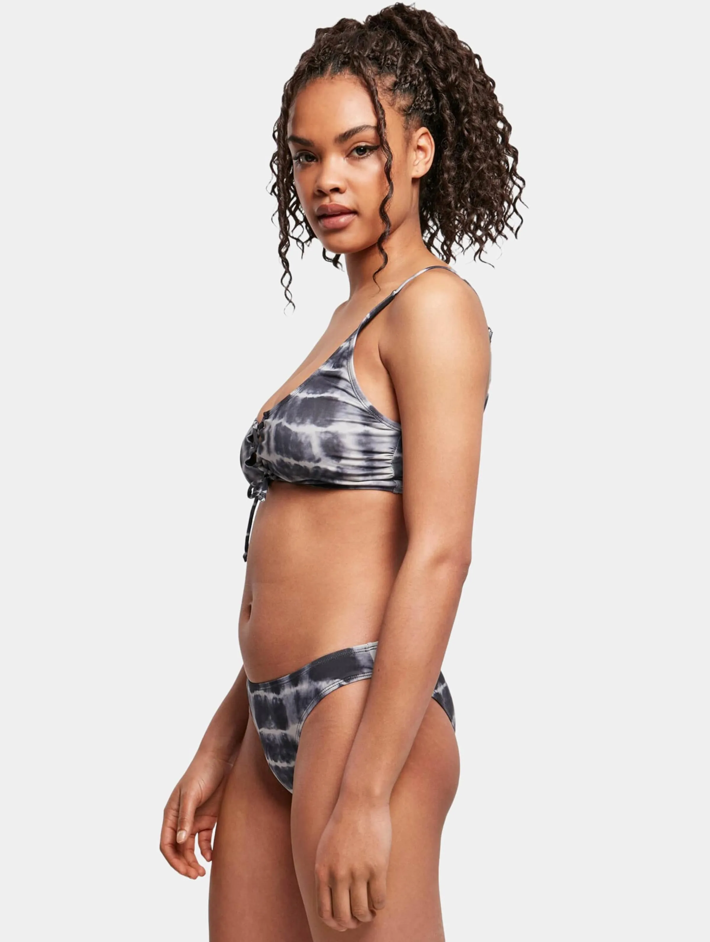 Urban Classics Ladies Lace Up Tie Dye