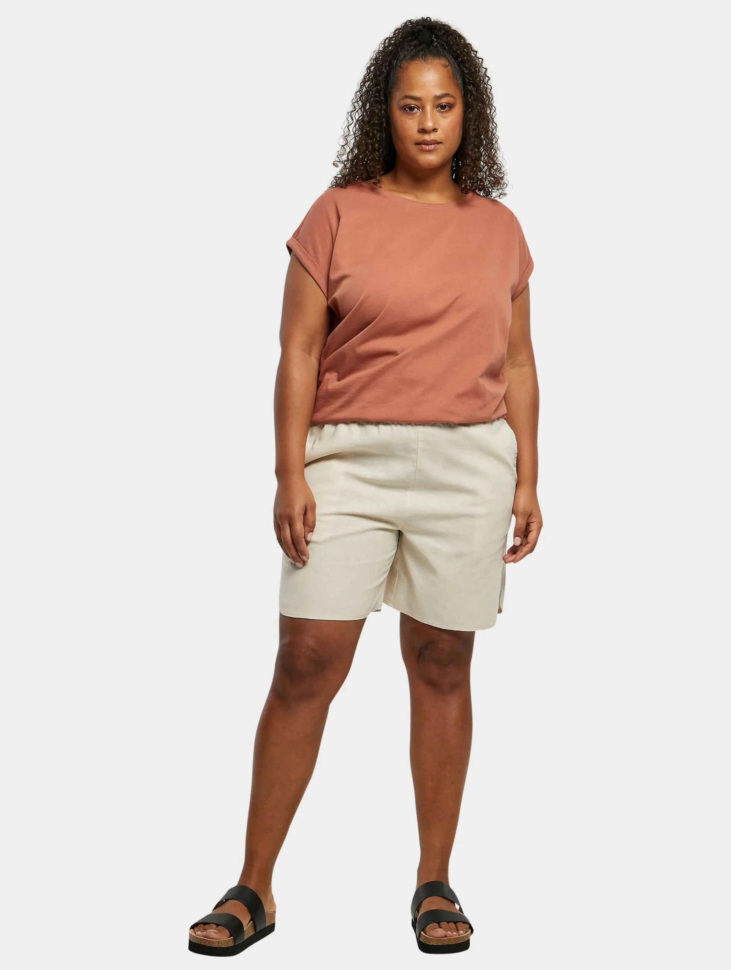 Urban Classics Ladies Linen Mixed