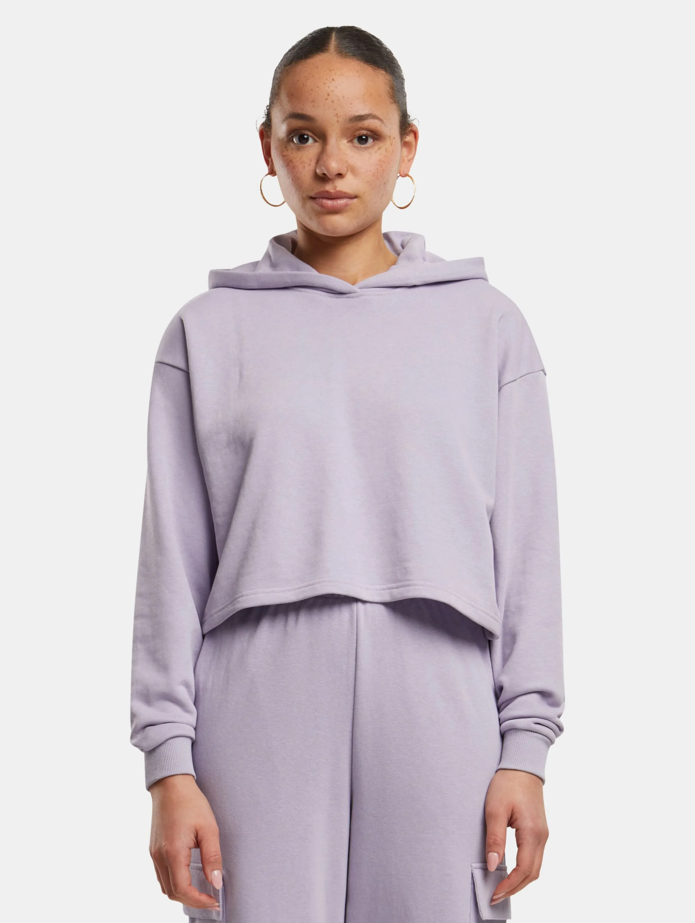 Urban Classics Ladies Oversized Cropped Light Terry