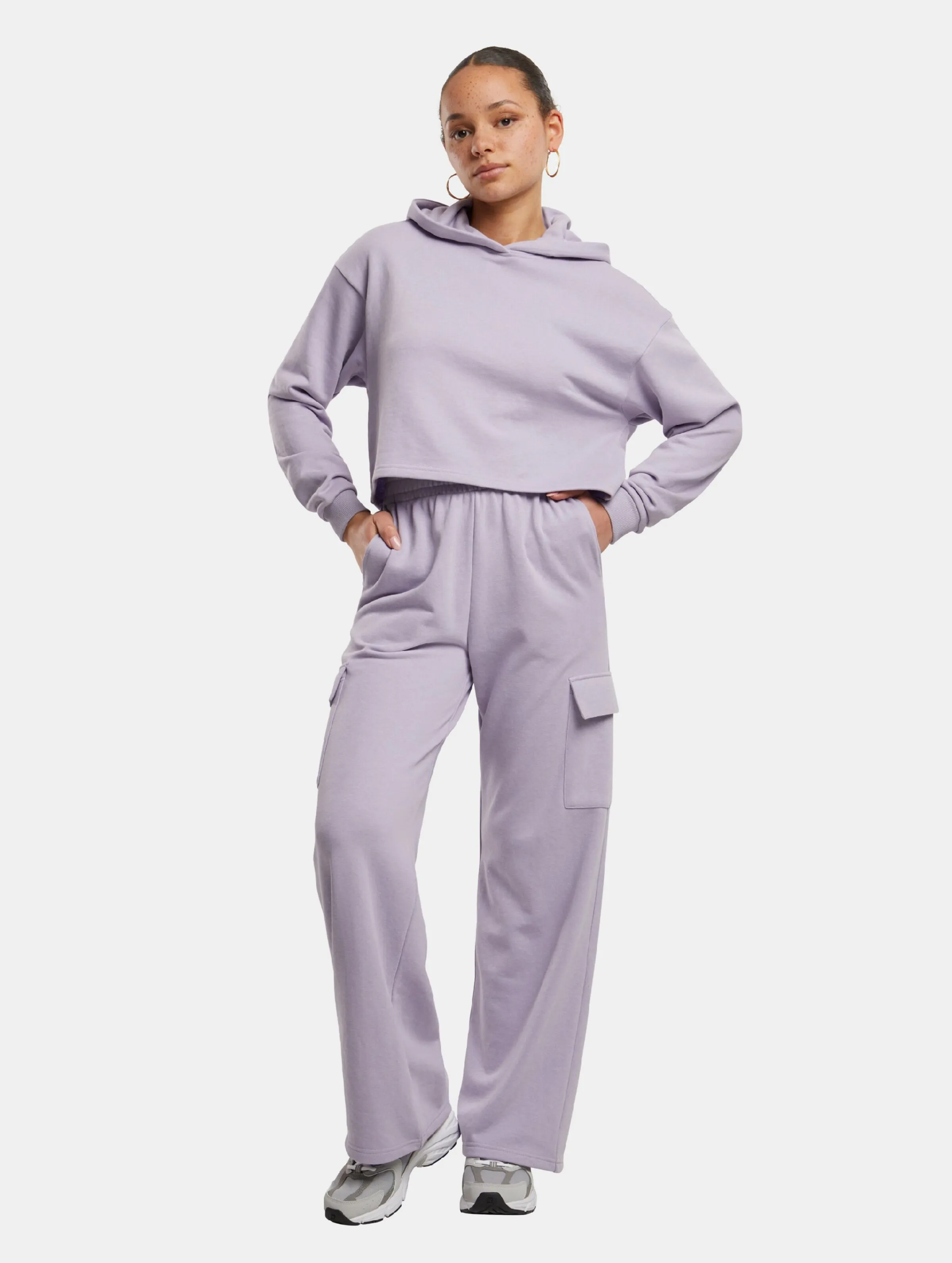 Urban Classics Ladies Oversized Cropped Light Terry