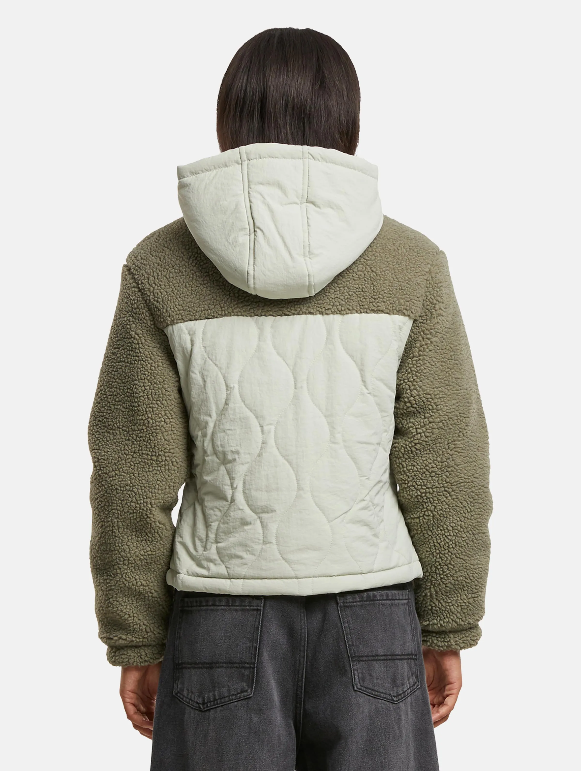 Urban Classics Ladies Sherpa Crinkle Nylon Mix