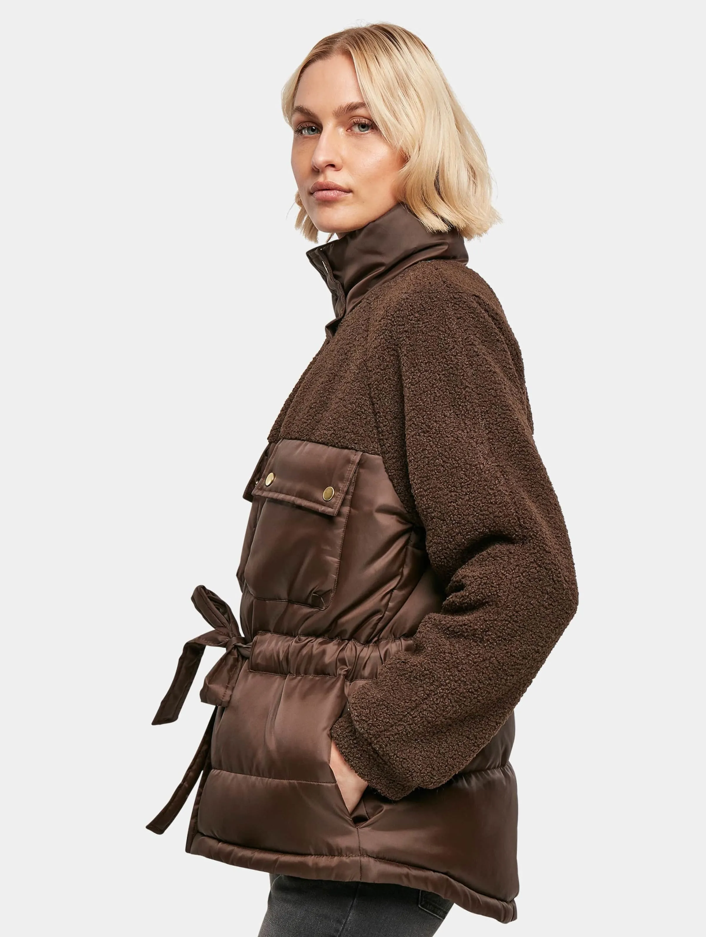 Urban Classics Ladies Sherpa Mix