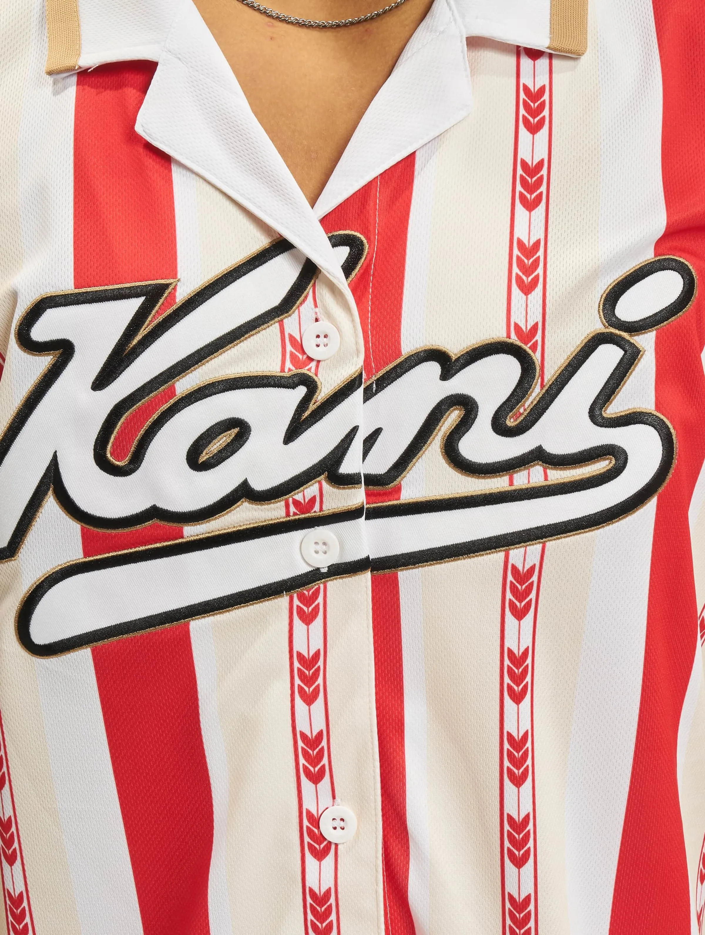 Varsity Block Stripe Baseball Shirt