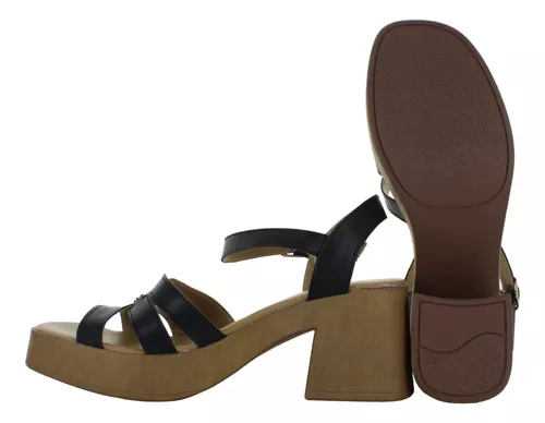 Vitalia Sandalia Plataforma Tacon Ancho Elegante Mujer 89112
