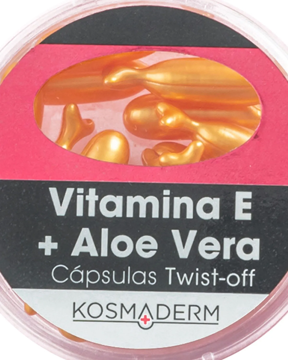 Vitamina E + Aloe Vera facial  x 15 Perlas faciales twist off