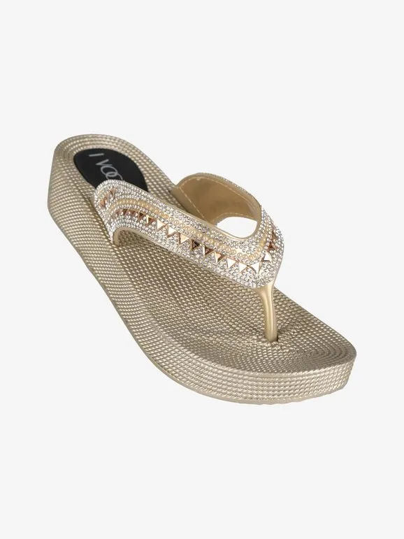 Vogue Chanclas de mujer con pedrería