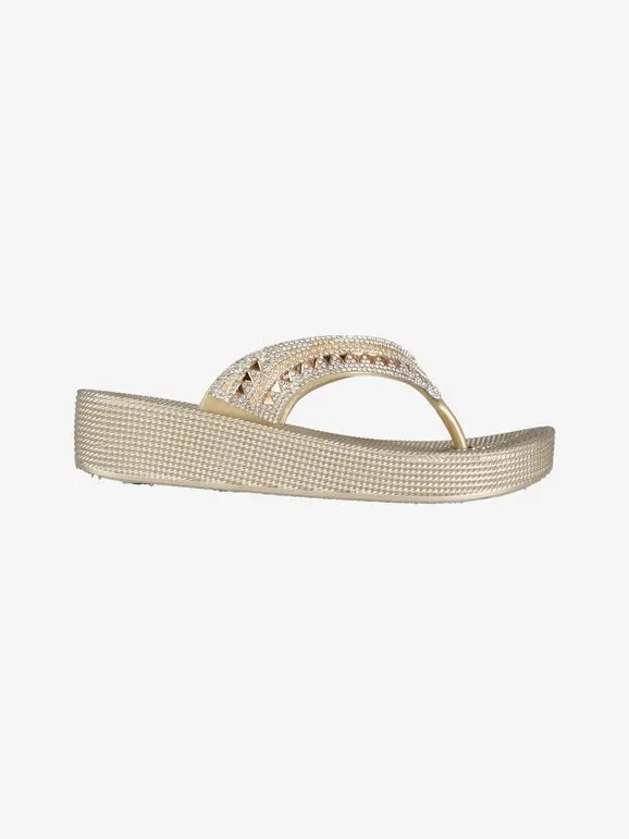 Vogue Chanclas de mujer con pedrería