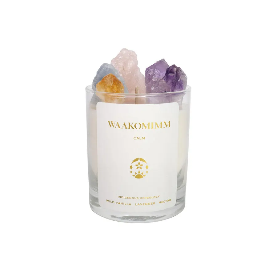W A A K O M I M M // Calm Crystal Candle
