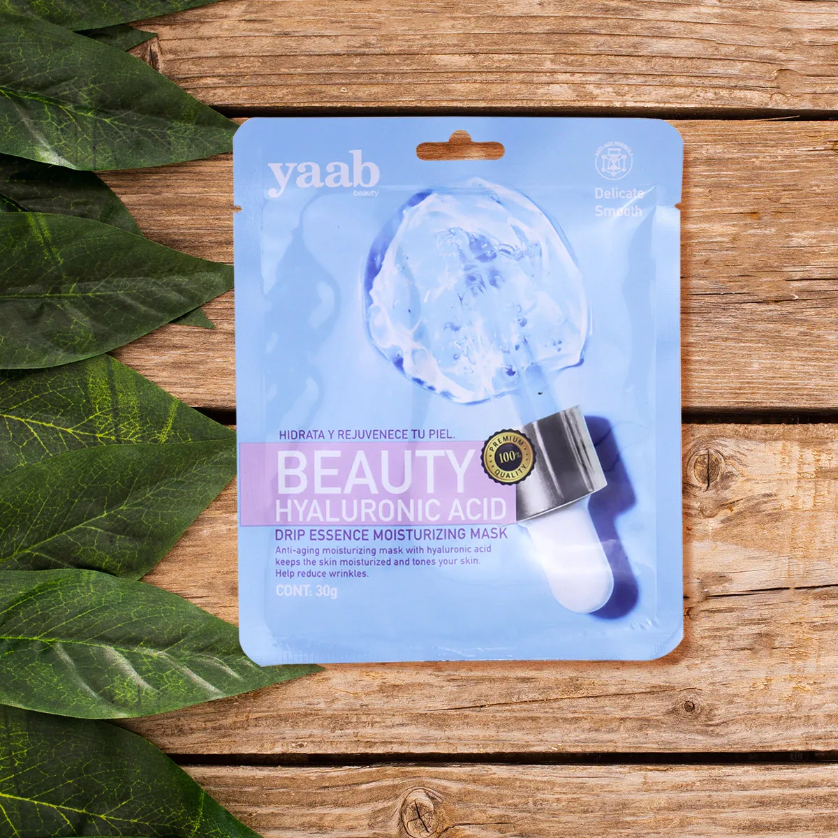 Yaab Beauty, Mascarilla Facial de cido Hialurónico
