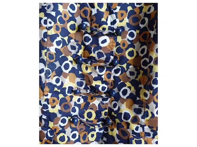 Yves Saint Laurent Tapas Multicolor Azul marino 