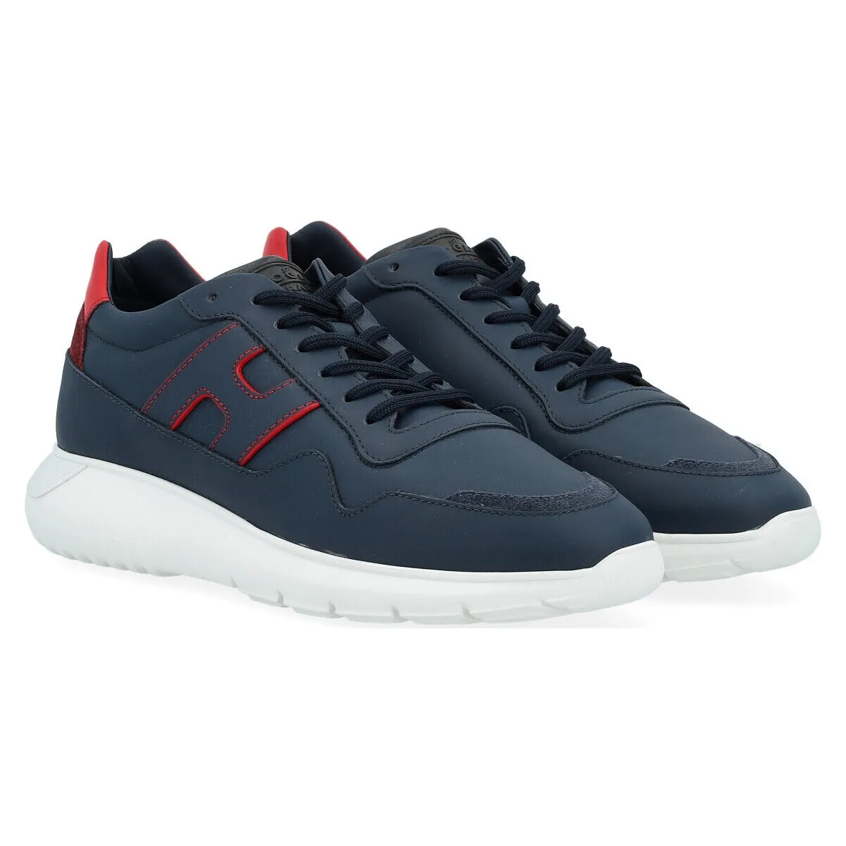 Zapatilla  Azul y rojo interactivos