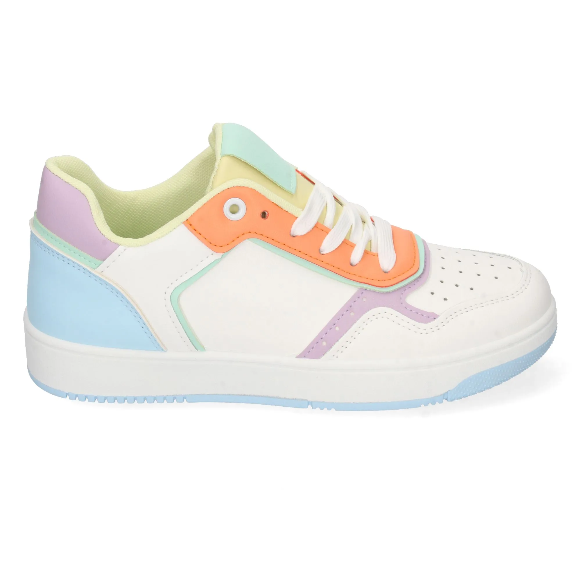 Zapatilla plataforma mujer color azul