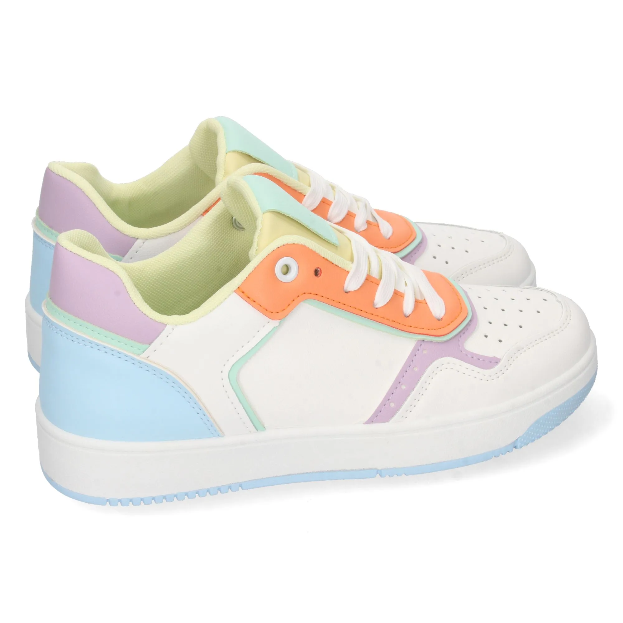 Zapatilla plataforma mujer color azul