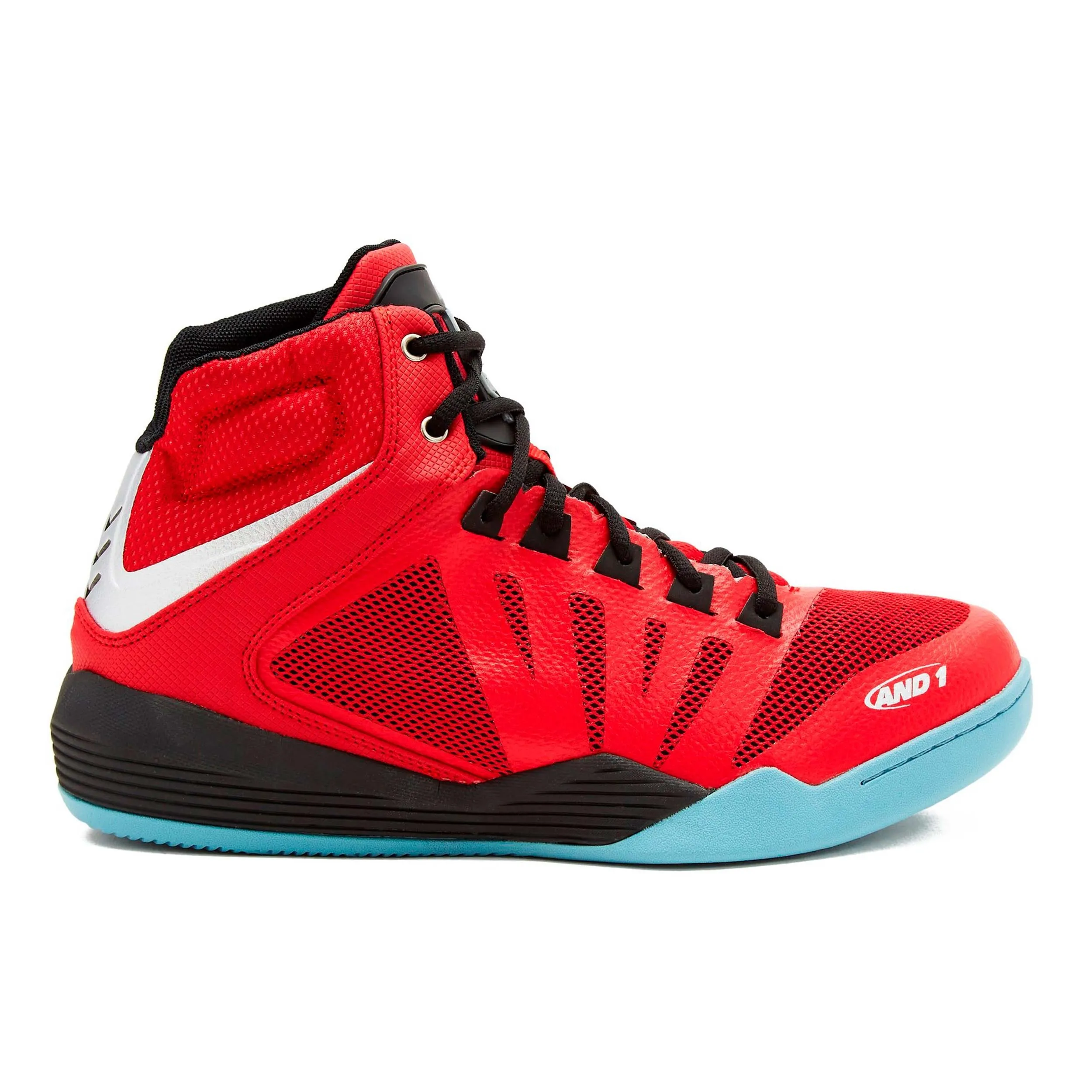 Zapatillas Básquetbol Niño AND1 Overdrive Roja/Blanca