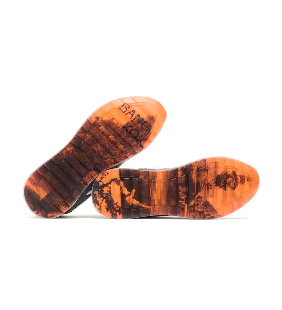 Zapatillas de piel Bangkok multicolor