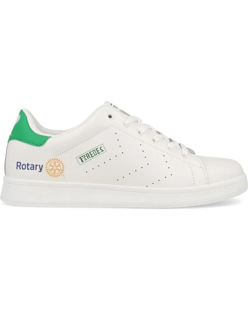Zapatillas deporte PAREDES  de Mujer y Hombre ZAPATILLAS COMPETICION X ROTARY SOLIDARIDAD Y ESTILO RETRO  BLANCO BLANCO