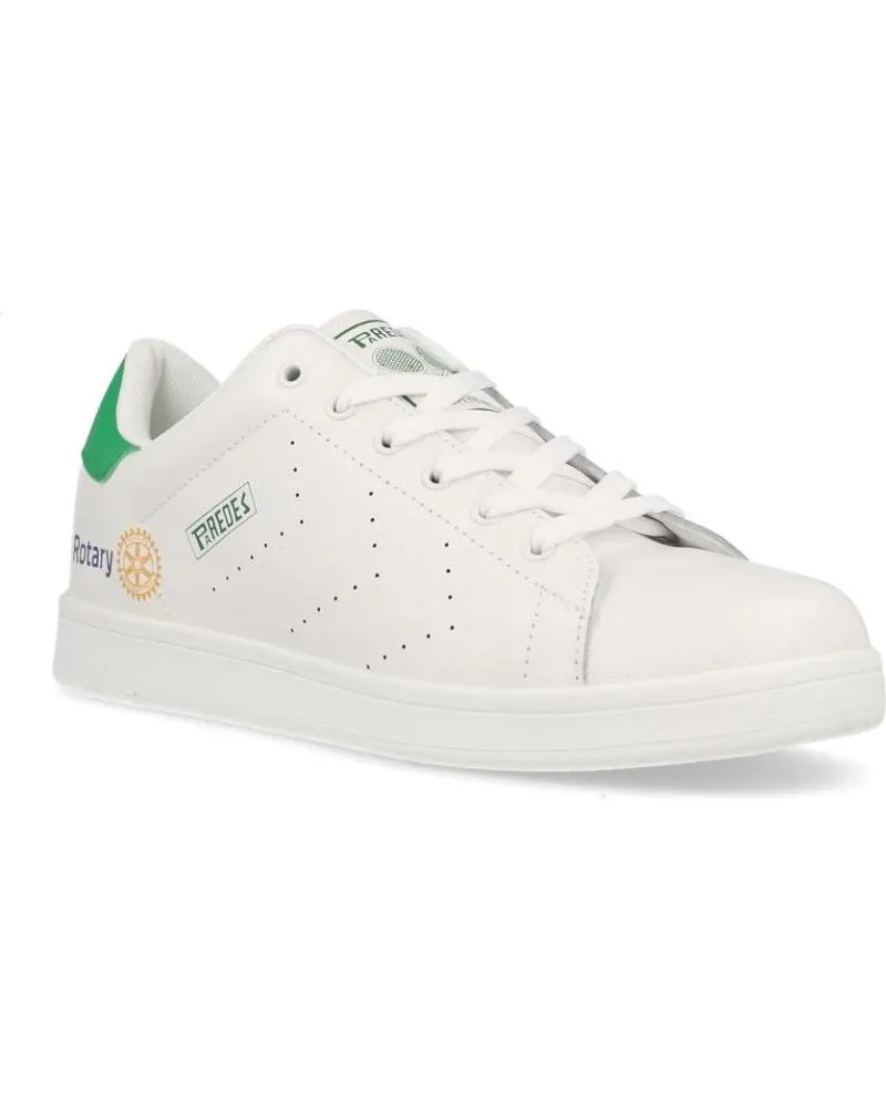 Zapatillas deporte PAREDES  de Mujer y Hombre ZAPATILLAS COMPETICION X ROTARY SOLIDARIDAD Y ESTILO RETRO  BLANCO BLANCO