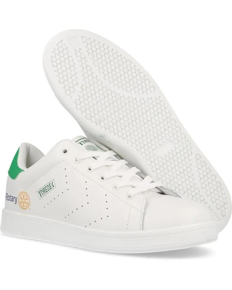 Zapatillas deporte PAREDES  de Mujer y Hombre ZAPATILLAS COMPETICION X ROTARY SOLIDARIDAD Y ESTILO RETRO  BLANCO BLANCO
