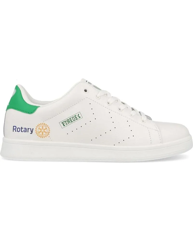 Zapatillas deporte PAREDES  de Mujer y Hombre ZAPATILLAS COMPETICION X ROTARY SOLIDARIDAD Y ESTILO RETRO  BLANCO BLANCO