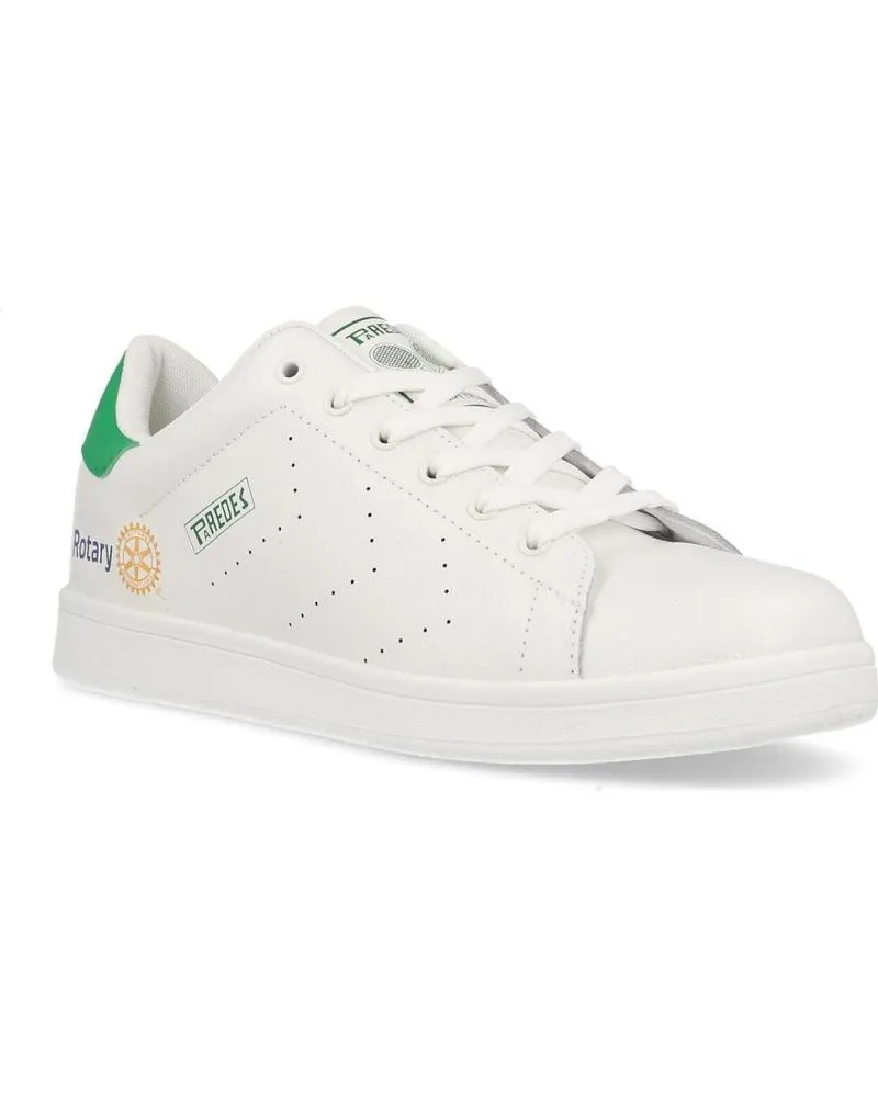Zapatillas deporte PAREDES  de Mujer y Hombre ZAPATILLAS COMPETICION X ROTARY SOLIDARIDAD Y ESTILO RETRO  BLANCO BLANCO