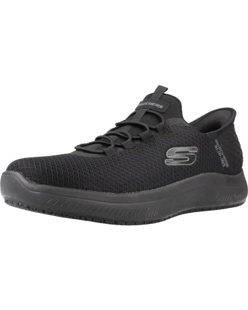 ZAPATILLAS DEPORTE SKECHERS  DE HOMBRE ZAPATILLAS HOMBRE MODELO SUMMITS SRCOLIN SLIPINS COLOR NEG  BBK