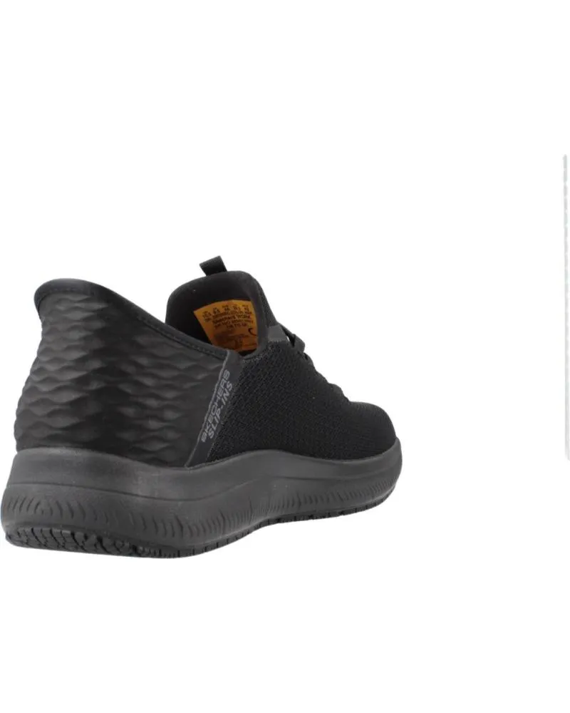 ZAPATILLAS DEPORTE SKECHERS  DE HOMBRE ZAPATILLAS HOMBRE MODELO SUMMITS SRCOLIN SLIPINS COLOR NEG  BBK