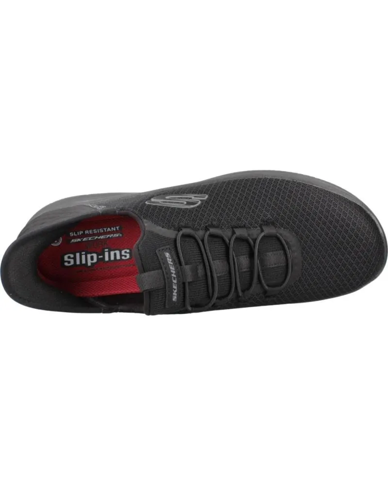 ZAPATILLAS DEPORTE SKECHERS  DE HOMBRE ZAPATILLAS HOMBRE MODELO SUMMITS SRCOLIN SLIPINS COLOR NEG  BBK