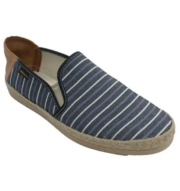 Zapatillas hombre cerradas elásticos lados Alberola en azul