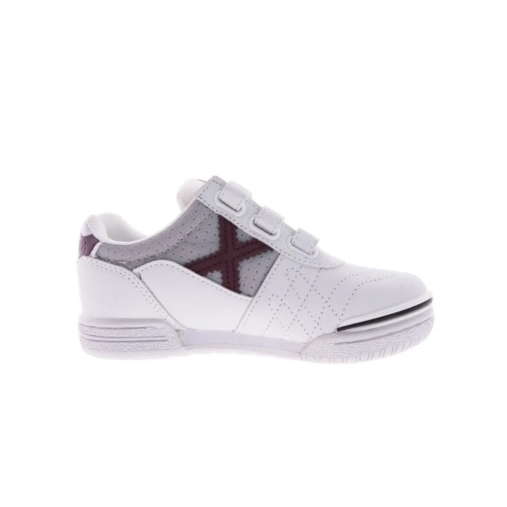 ZAPATILLAS MUNICH G3 KID VCO 318 BLANCO GRIS MARRO 1518318