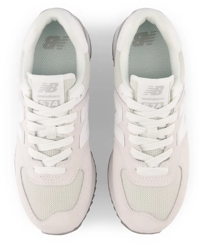 Zapatillas Urbanas Mujer New Balance 574 + Blanca