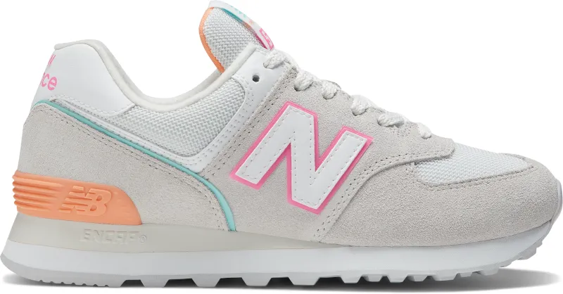 Zapatillas Urbanas Mujer New Balance 574 Blanca