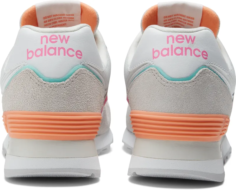 Zapatillas Urbanas Mujer New Balance 574 Blanca