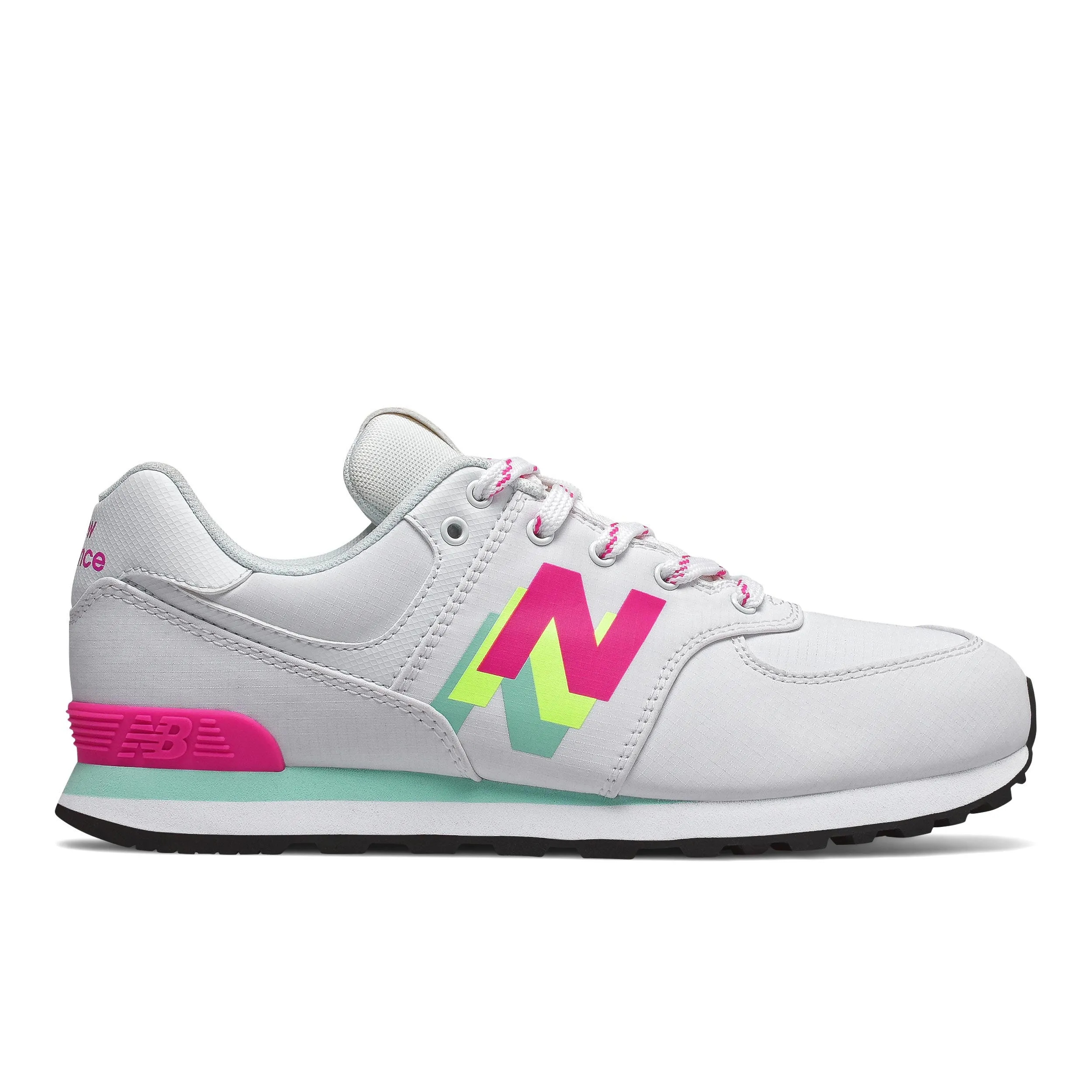 Zapatillas Urbanas Niña New Balance 574 Blanca
