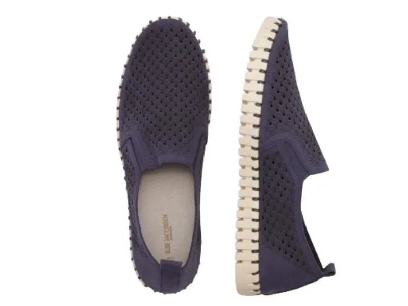 ZAPATO BAJO DE MICROFIBRA PARA HOMBRE ILSE JACOBSEN TULIP140MEN EN COLOR KAKI O AZUL
