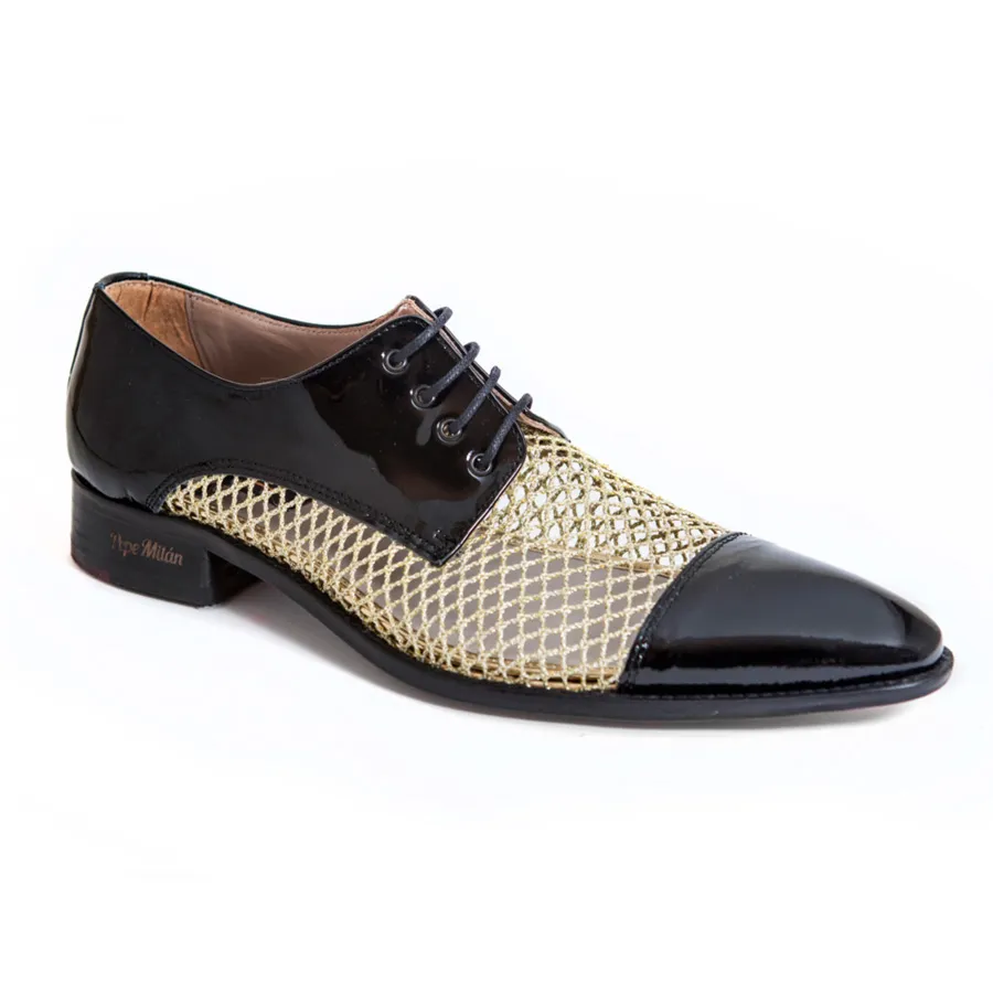 ZAPATO HOMBRE PIEL Y REJILLA