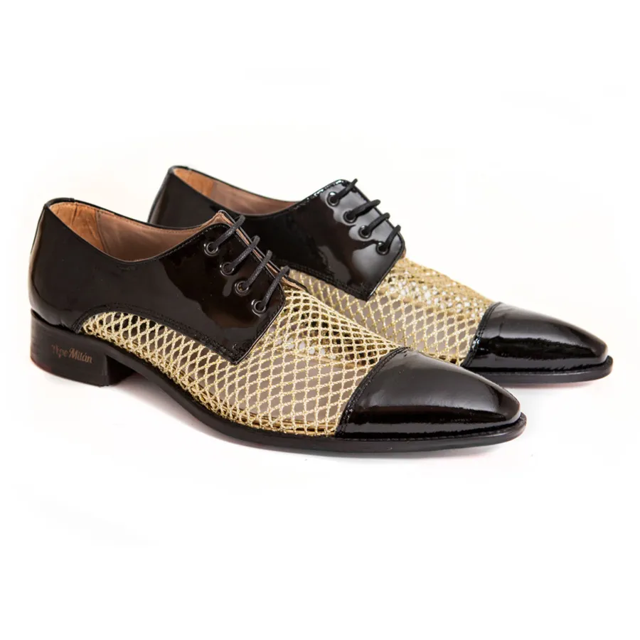 ZAPATO HOMBRE PIEL Y REJILLA