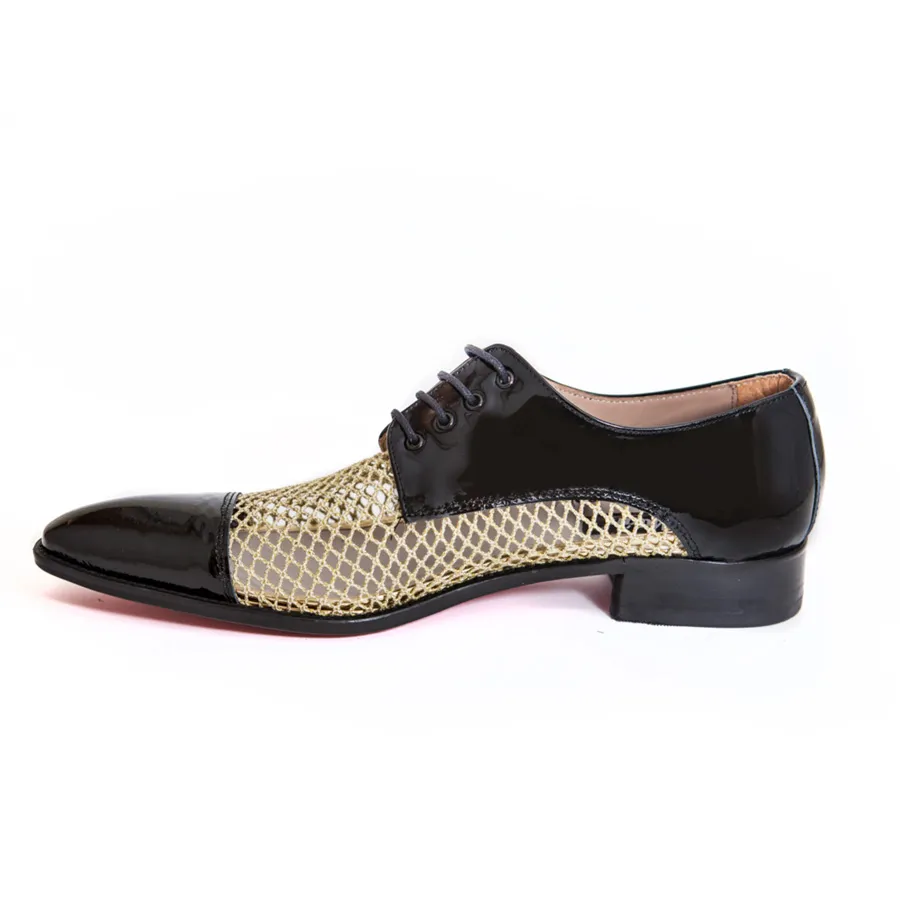 ZAPATO HOMBRE PIEL Y REJILLA