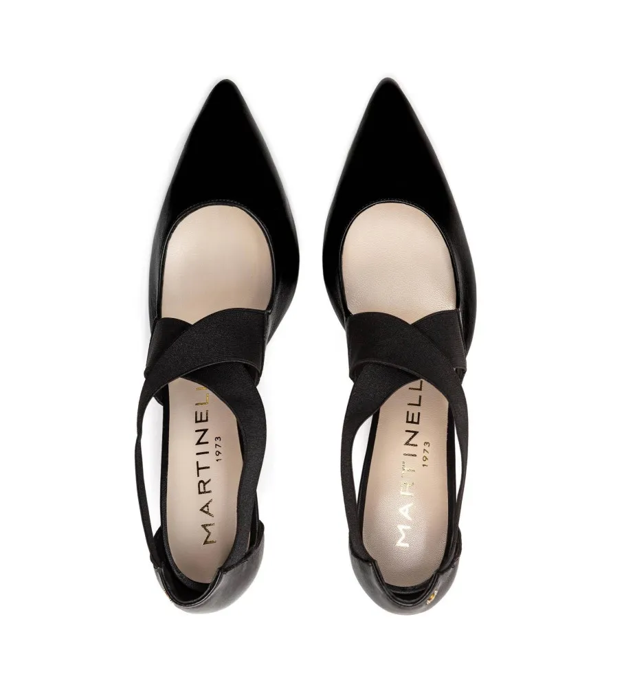 ZAPATOS DE PIEL THELMA NEGRO ALTURA TACóN 8,5CM