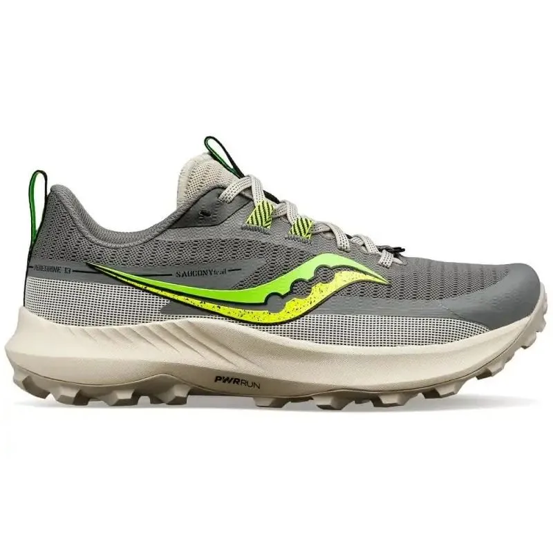 Zapatos de trail Saucony PEREGRINE 13 (GRAVEL/SLIME) Mujer