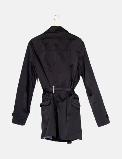 Zara Gabardina azul marin